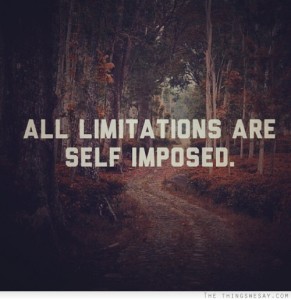 SelfImposedLimitations